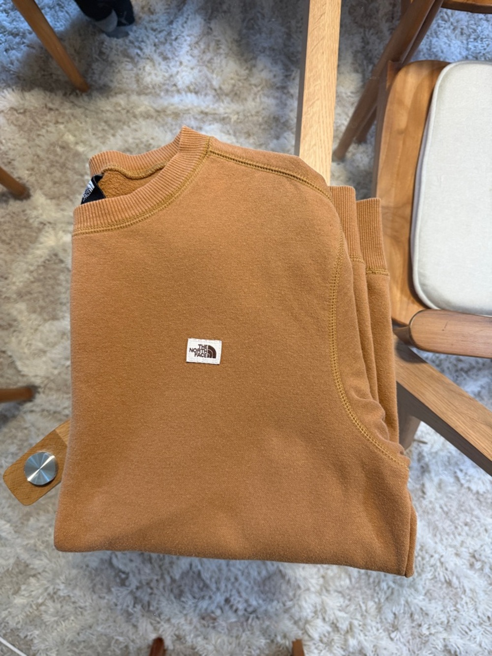 The North Face Men’s Crewneck Sweatshirt - Camel Brown